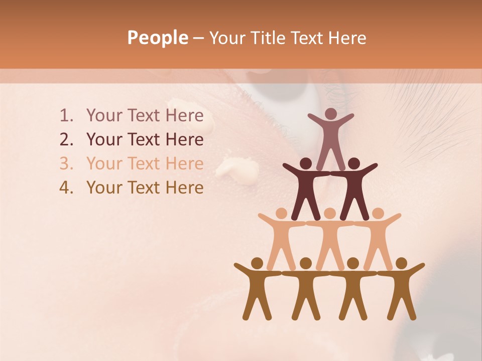 Isolated Cute Closeup PowerPoint Template