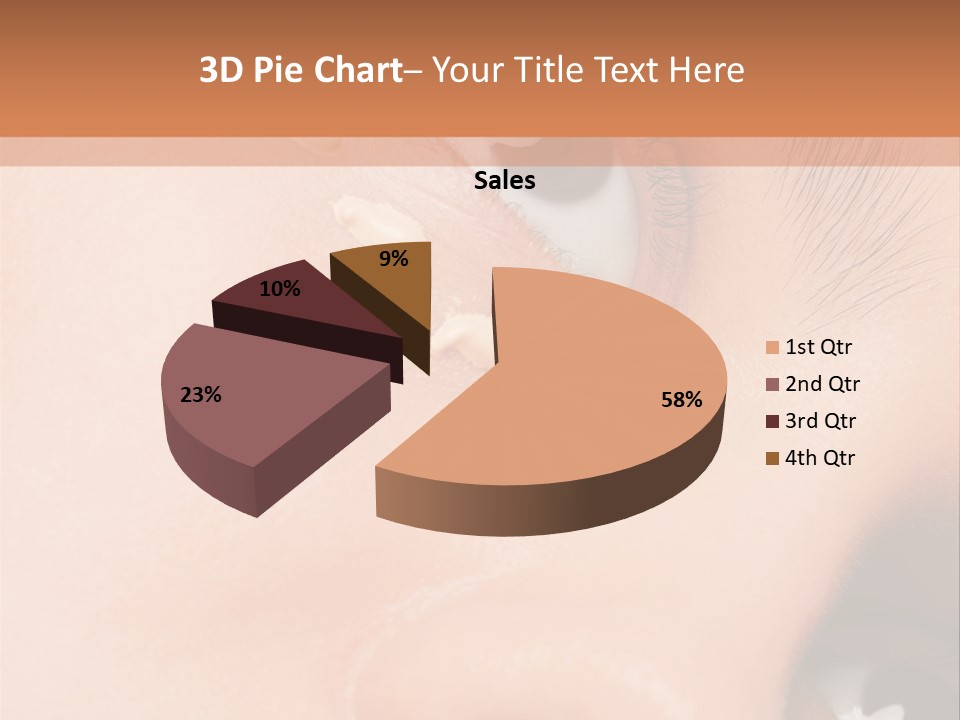 Isolated Cute Closeup PowerPoint Template