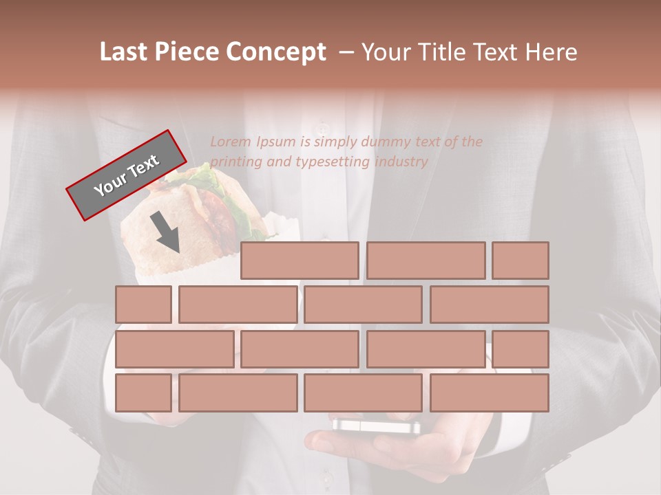 Screen Lunch Lettuce PowerPoint Template