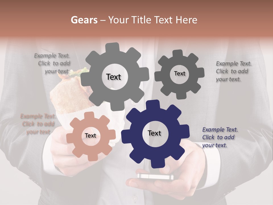 Screen Lunch Lettuce PowerPoint Template