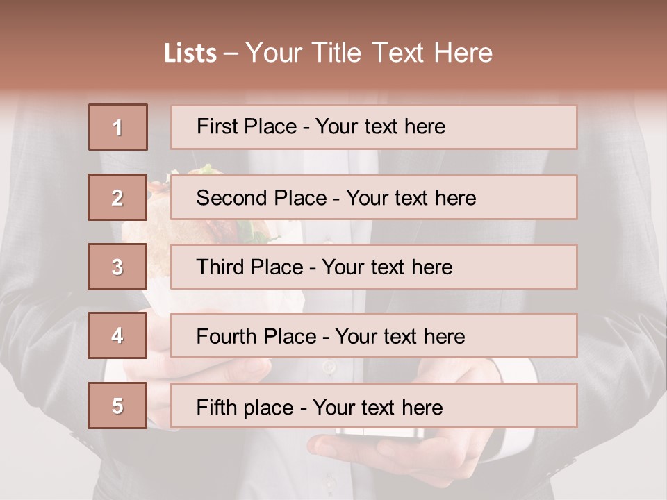 Screen Lunch Lettuce PowerPoint Template