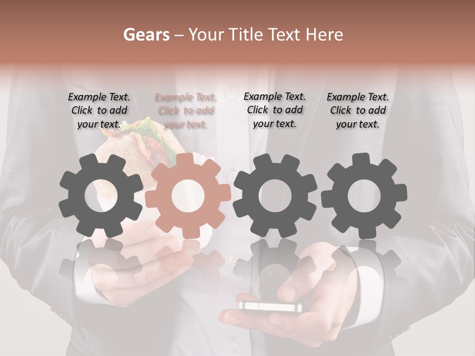 Screen Lunch Lettuce PowerPoint Template