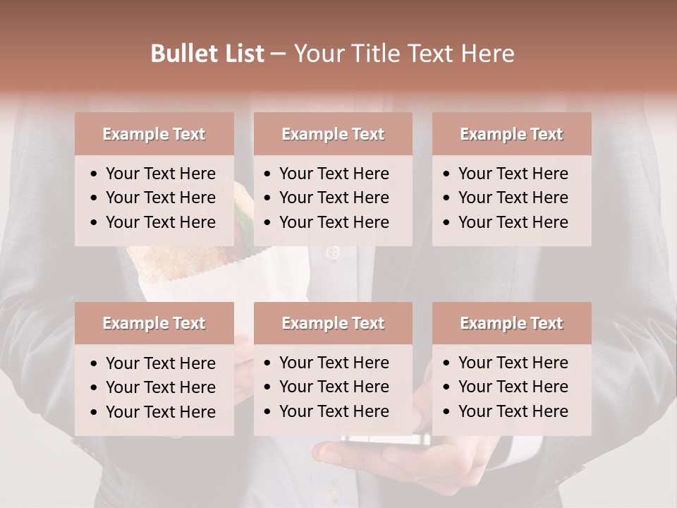 Screen Lunch Lettuce PowerPoint Template