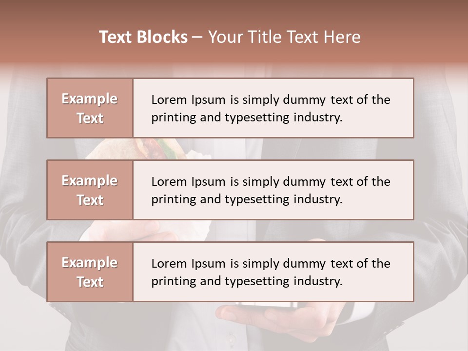 Screen Lunch Lettuce PowerPoint Template
