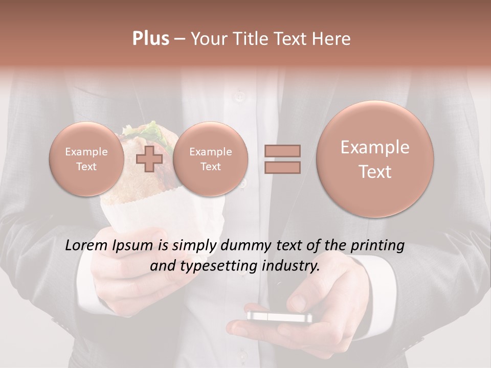 Screen Lunch Lettuce PowerPoint Template