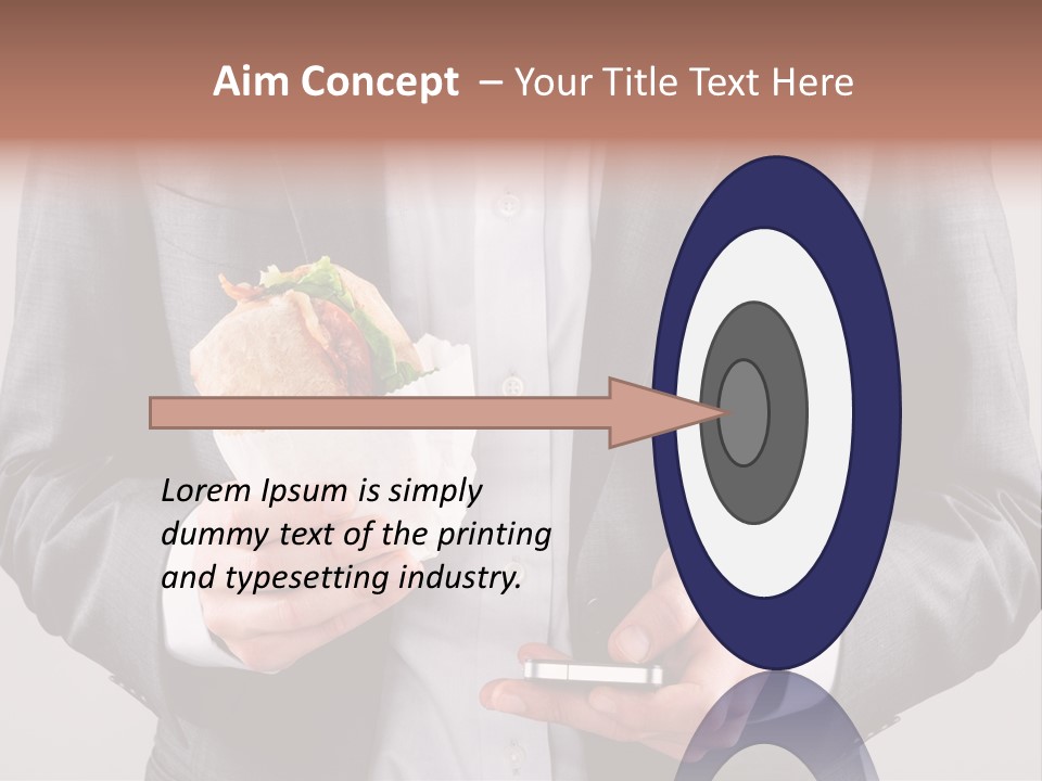 Screen Lunch Lettuce PowerPoint Template