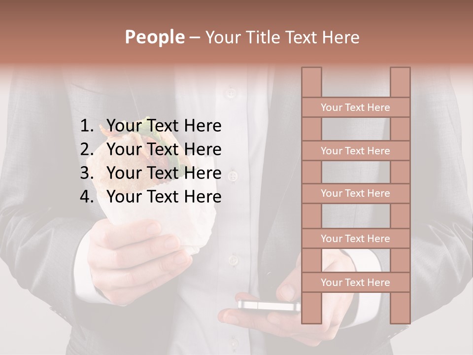 Screen Lunch Lettuce PowerPoint Template