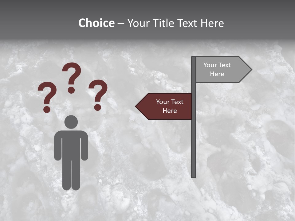 Walking Crosswalk Sleet PowerPoint Template