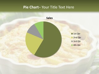 Prepared Gratin Vegetable PowerPoint Template