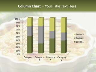 Prepared Gratin Vegetable PowerPoint Template