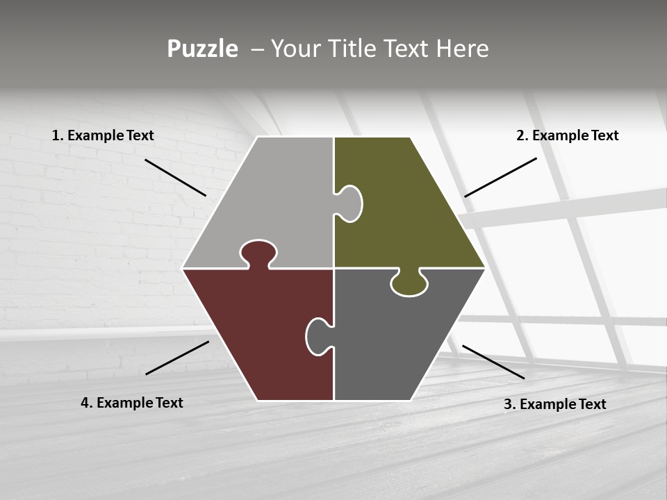 Horizontal Interior Wood PowerPoint Template