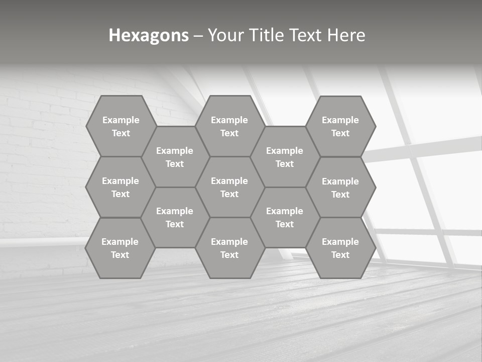 Horizontal Interior Wood PowerPoint Template