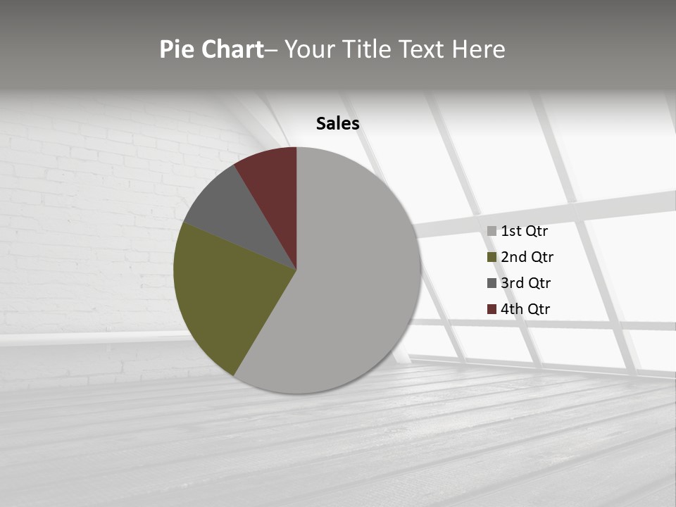 Horizontal Interior Wood PowerPoint Template