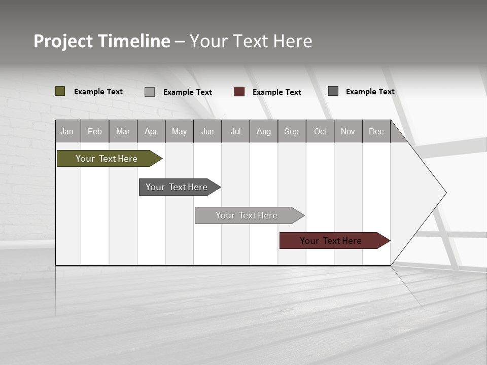Horizontal Interior Wood PowerPoint Template