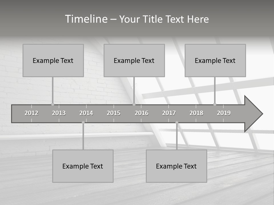 Horizontal Interior Wood PowerPoint Template