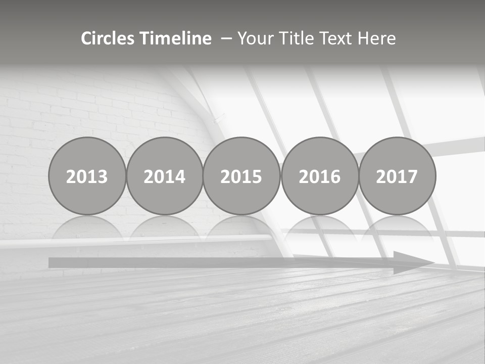 Horizontal Interior Wood PowerPoint Template