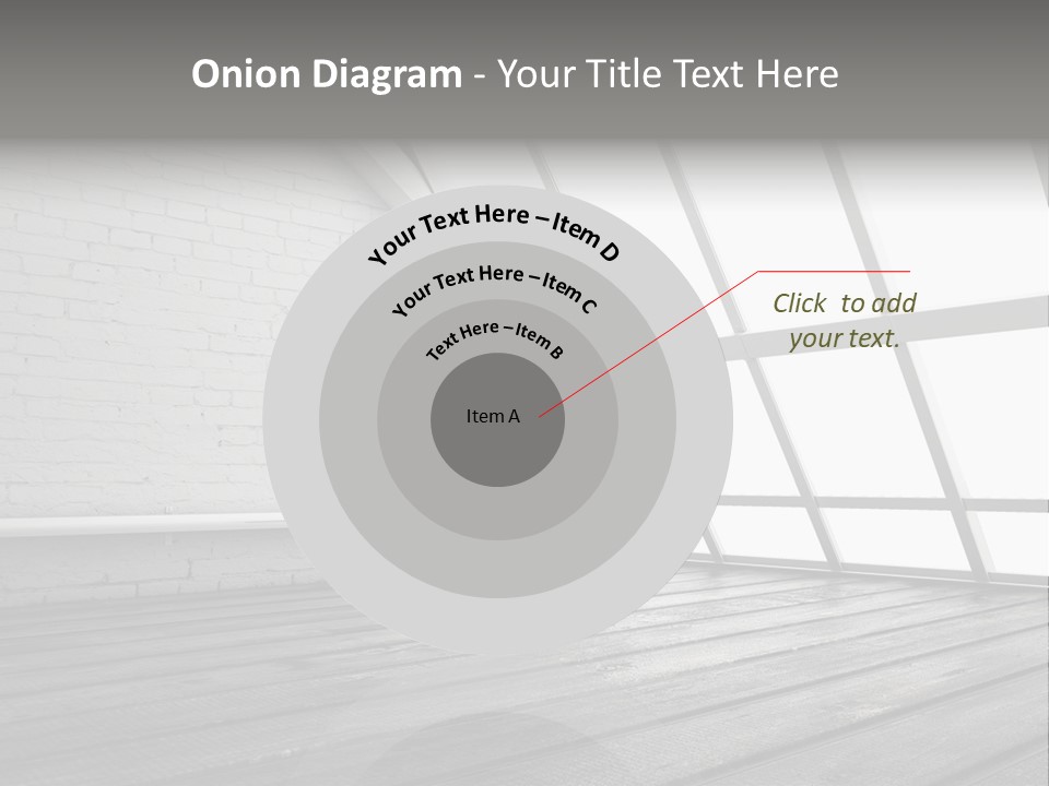 Horizontal Interior Wood PowerPoint Template