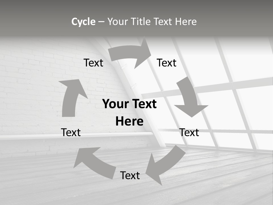 Horizontal Interior Wood PowerPoint Template