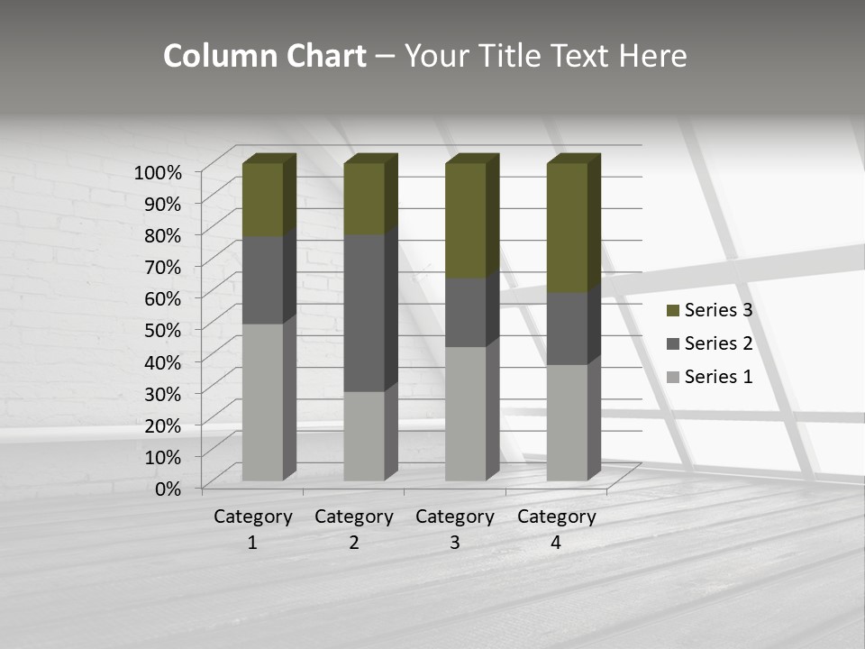 Horizontal Interior Wood PowerPoint Template
