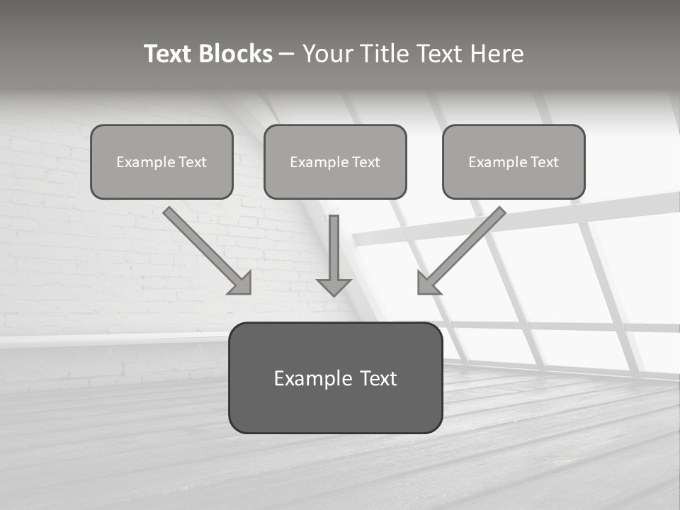 Horizontal Interior Wood PowerPoint Template