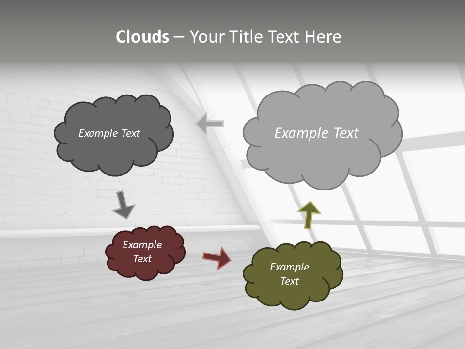 Horizontal Interior Wood PowerPoint Template