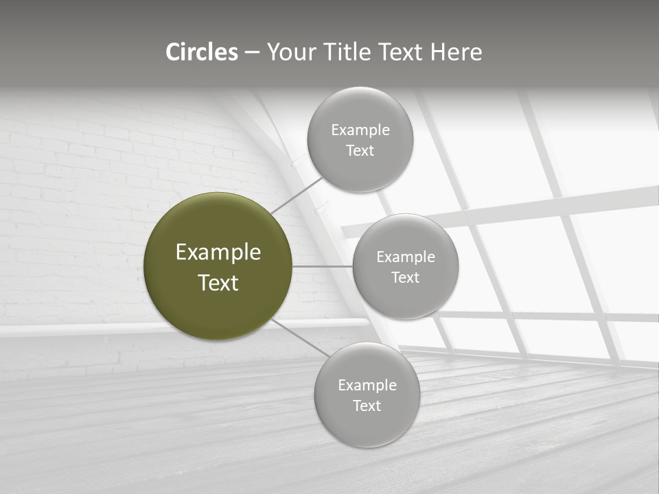 Horizontal Interior Wood PowerPoint Template