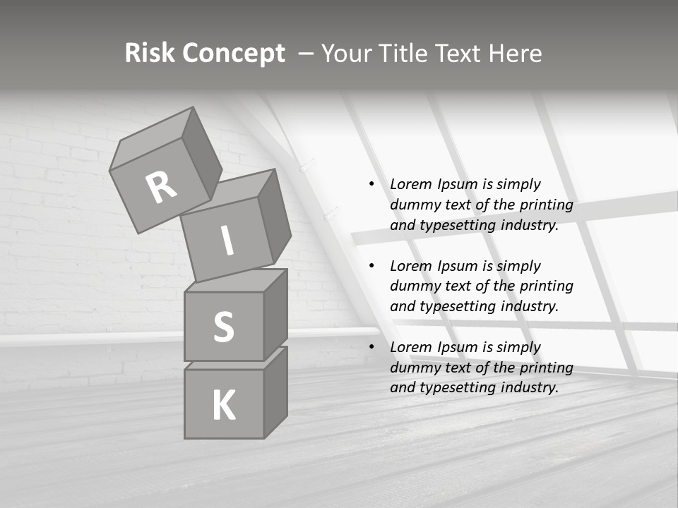 Horizontal Interior Wood PowerPoint Template