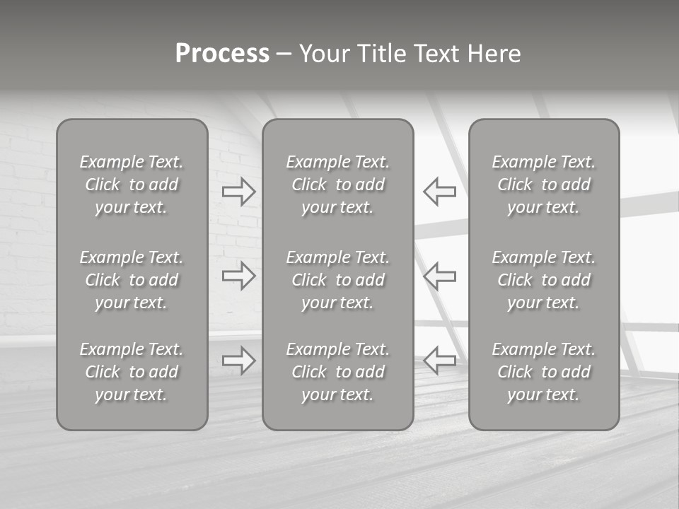 Horizontal Interior Wood PowerPoint Template