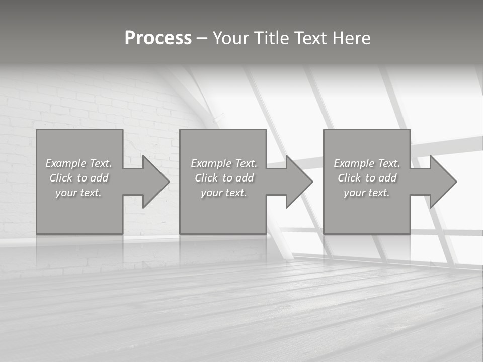 Horizontal Interior Wood PowerPoint Template