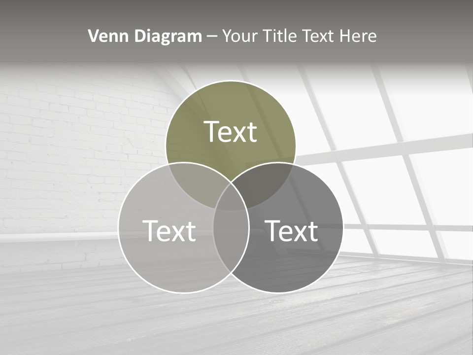 Horizontal Interior Wood PowerPoint Template