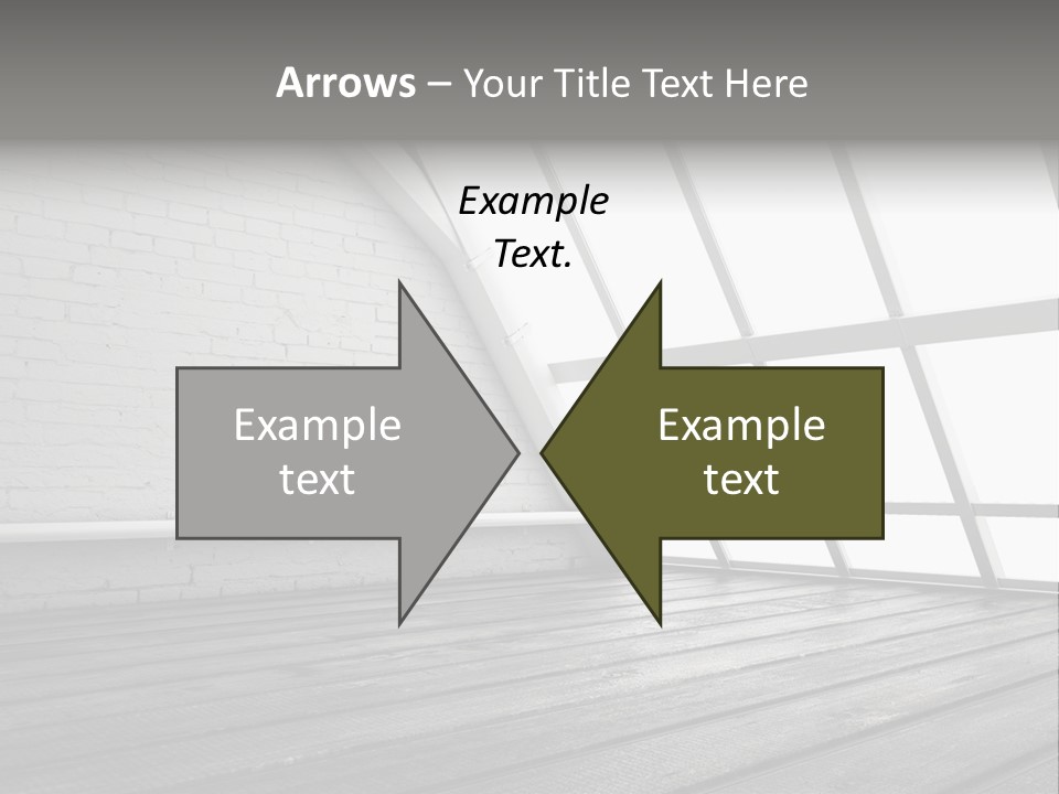 Horizontal Interior Wood PowerPoint Template
