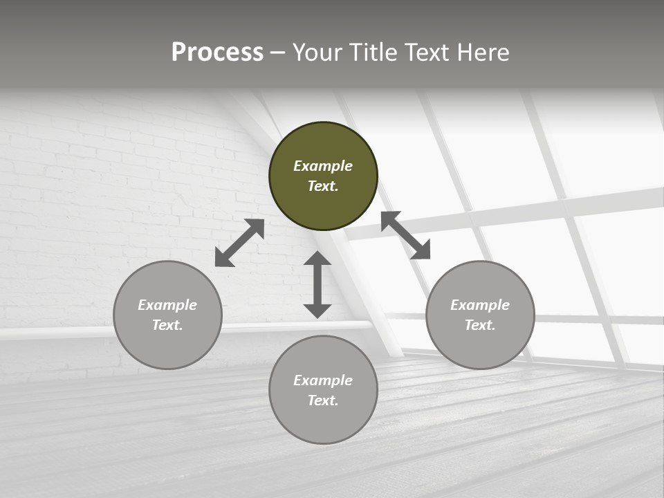Horizontal Interior Wood PowerPoint Template