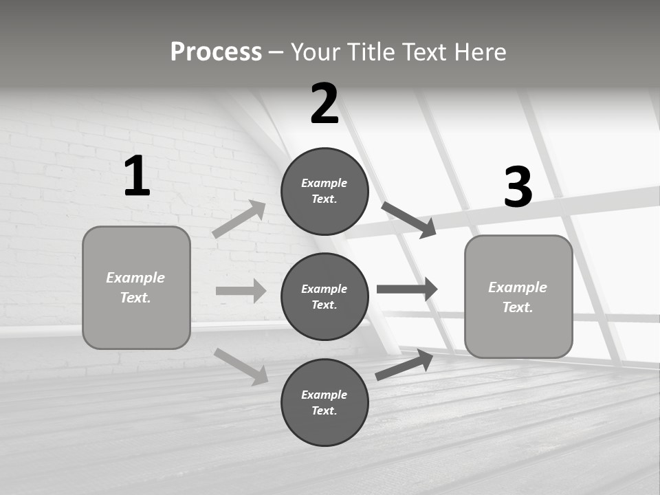 Horizontal Interior Wood PowerPoint Template