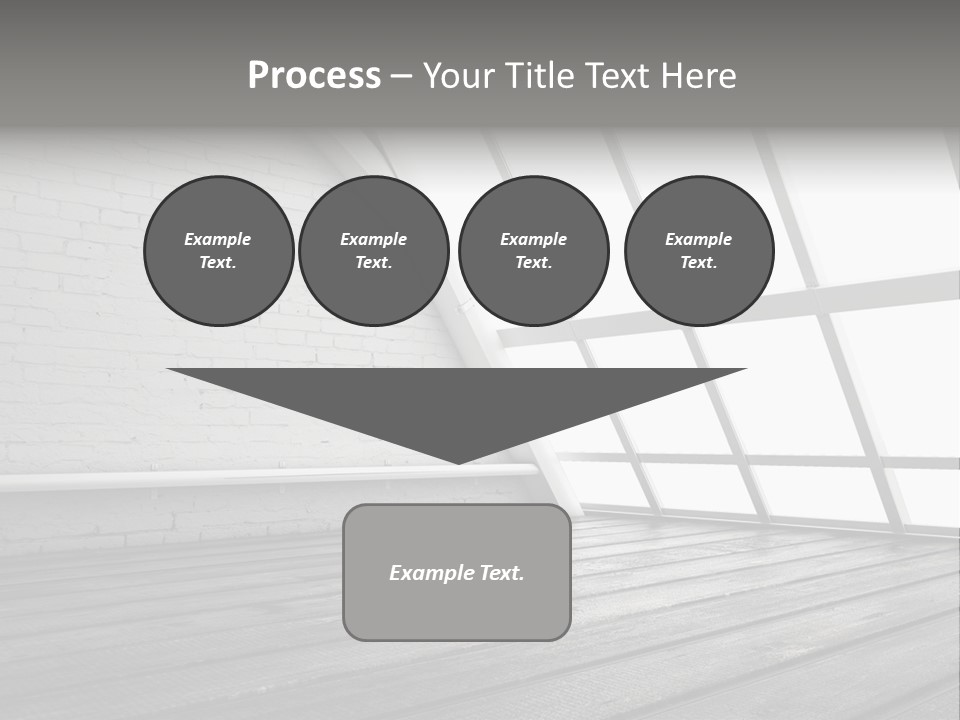 Horizontal Interior Wood PowerPoint Template