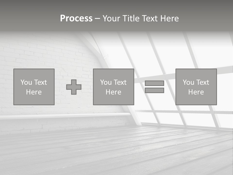 Horizontal Interior Wood PowerPoint Template
