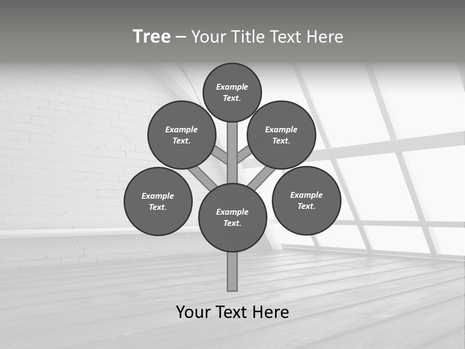 Horizontal Interior Wood PowerPoint Template