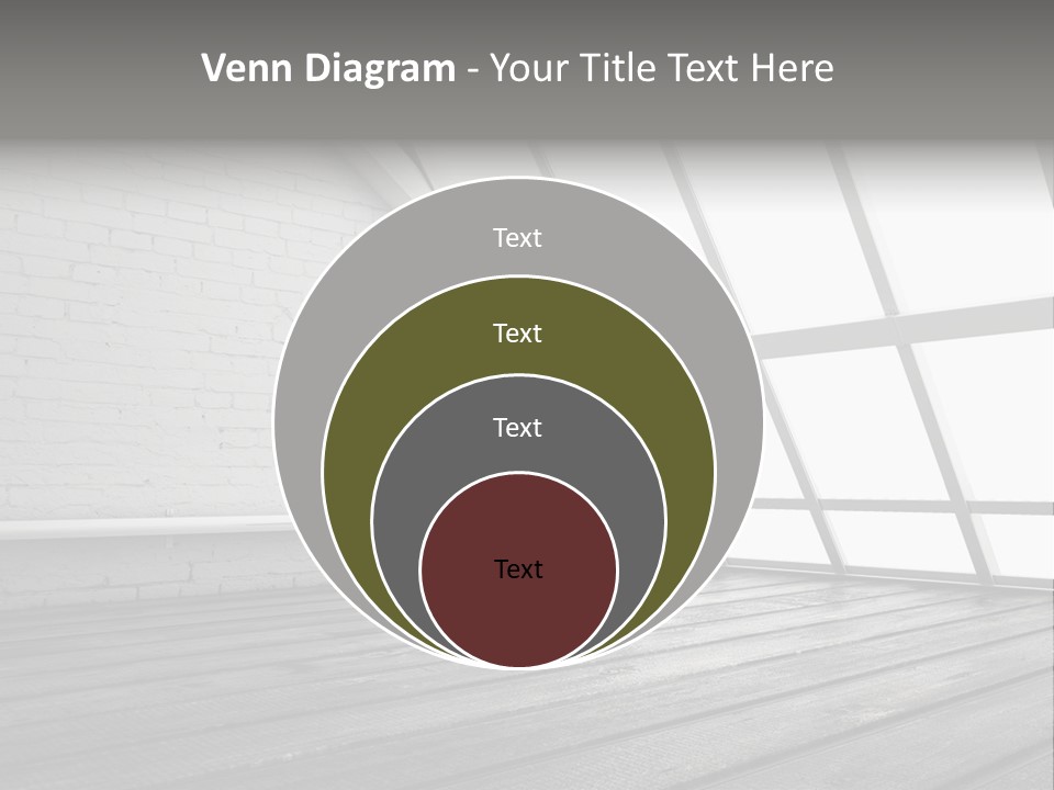Horizontal Interior Wood PowerPoint Template