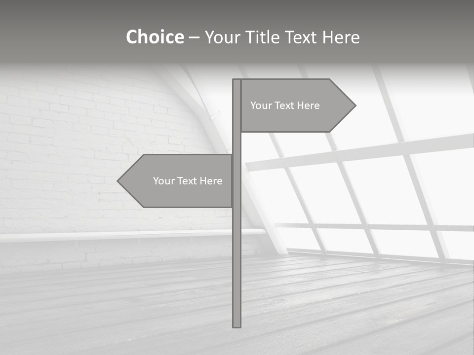 Horizontal Interior Wood PowerPoint Template