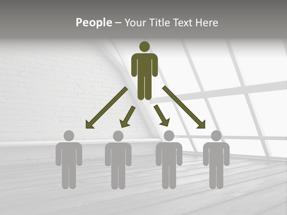 Horizontal Interior Wood PowerPoint Template