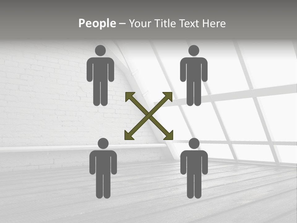 Horizontal Interior Wood PowerPoint Template