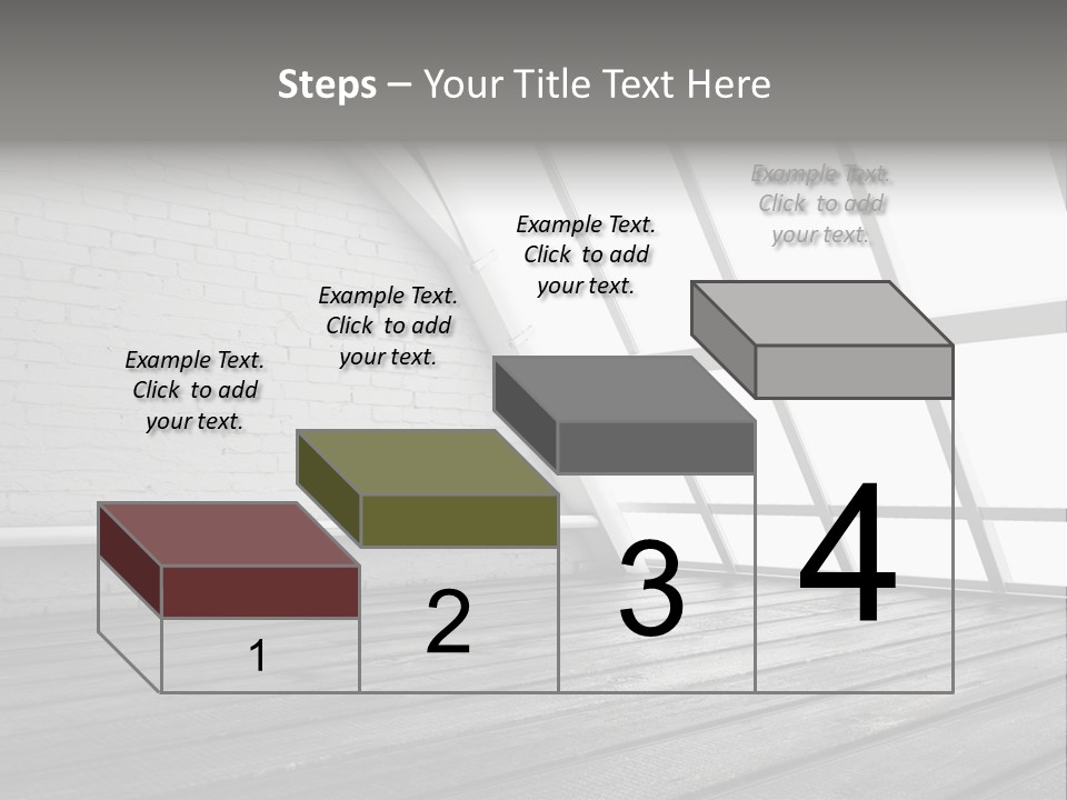 Horizontal Interior Wood PowerPoint Template