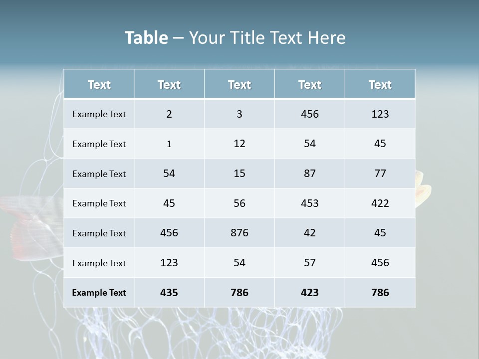Loss Of Freedom Sad Fresh Water PowerPoint Template