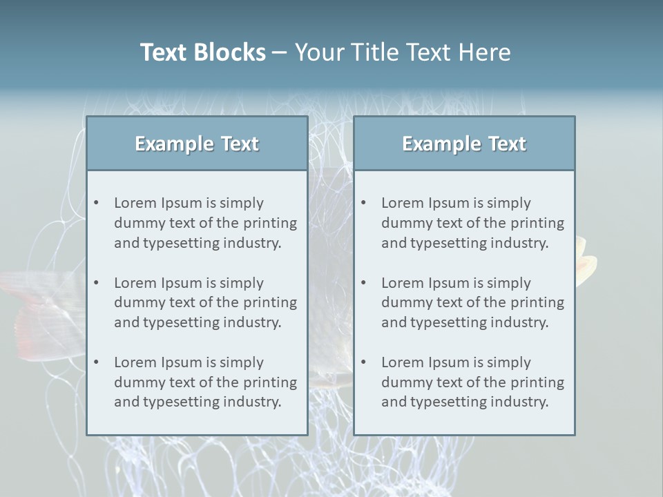 Loss Of Freedom Sad Fresh Water PowerPoint Template