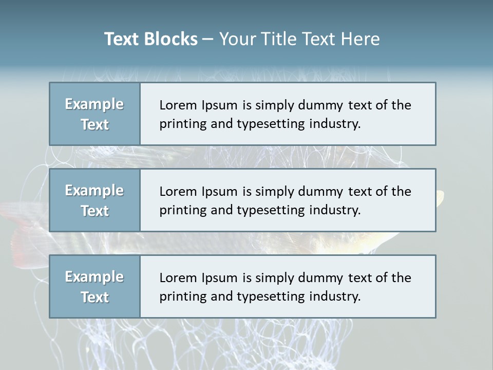 Loss Of Freedom Sad Fresh Water PowerPoint Template