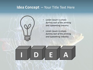 Loss Of Freedom Sad Fresh Water PowerPoint Template