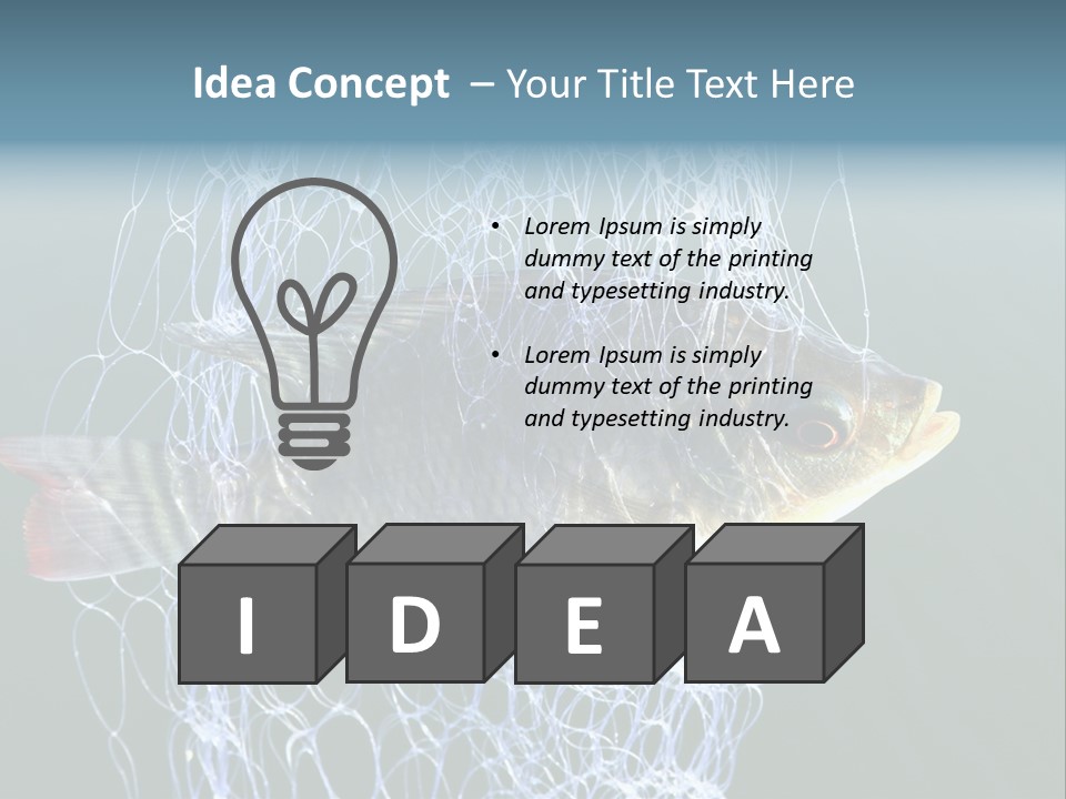 Loss Of Freedom Sad Fresh Water PowerPoint Template