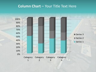 Healthy Pool Vacation PowerPoint Template