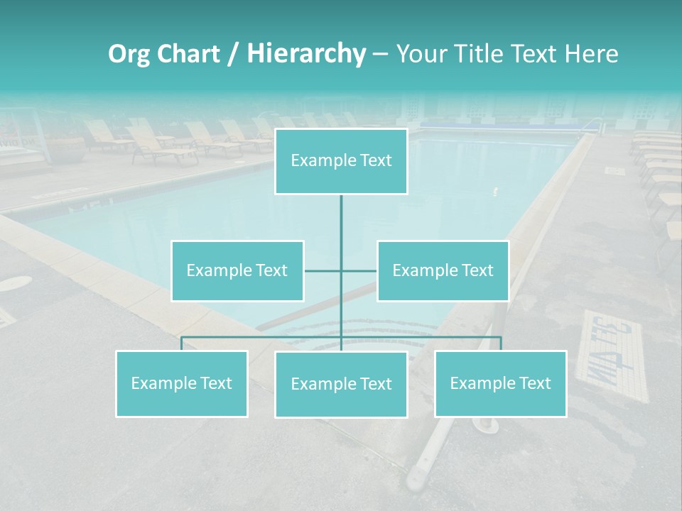 Healthy Pool Vacation PowerPoint Template