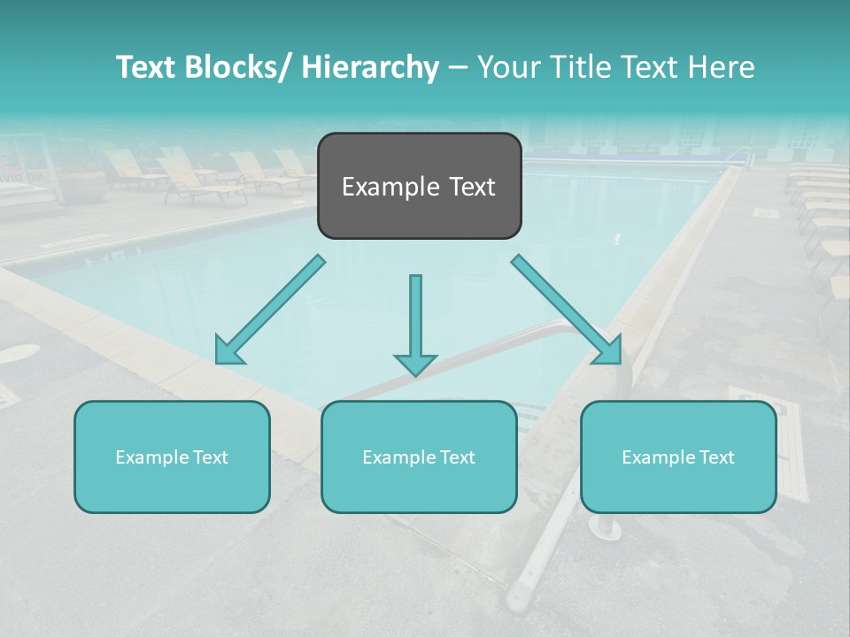 Healthy Pool Vacation PowerPoint Template