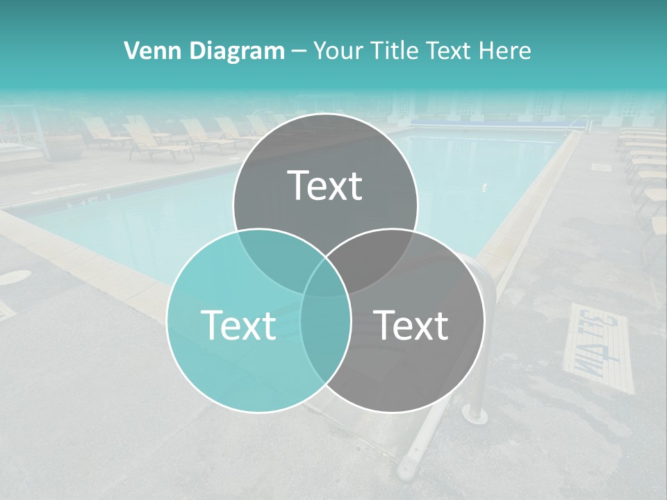 Healthy Pool Vacation PowerPoint Template